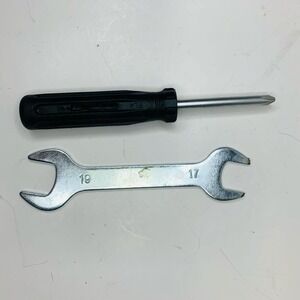 BMW X3 E83 Genuine Tool Kit Open end spanner (17x19mm) Universal Screwdriver OEM